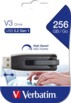 Clé USB 3.2 Gen 1 Store'N'Go V3 256 Go Verbatim dans son emballage cartonné et plastifié