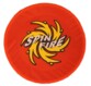 Frisbee souple Spin Fire en mousse et plastique rouge
