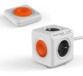 Multiprise Powercube Remote avec rallonge et bouton switch - Avec télécommande