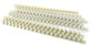 100 peignes de reliure format A4 - 10 mm - Blanc