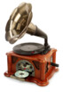 platine vynile retro style gramophone ricatech rmc350 avec boitier bois