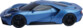 souris sans fil supercar landmice forme ford gt 2017 bleu vue latérale portes