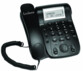 téléphone fixe filaire professionnel de bureau lexibook cp200fr avec repertoire alphanumerique presentation du numero fonction mains libres et témoin lumineux d'appel