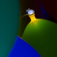 Guirlande lumineuse avec ballons de baudruche