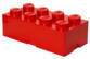 boite de rangement lego grande brique 8 plots 12 litres rouge