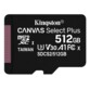 Carte microSDXC Kingston Canvas Select Plus de 512 Go.