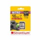 Packaging de la carte SDXC Strontium Nitro U1 de 16 Go.