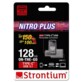 Packaging de la clé USB Type-C OTG et USB 3.1 de 128 Go Strontium Nitro Plus.