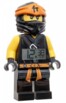 Réveil LEGO Ninjago Cole 7001118 vu de trois quart gauche.