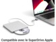 Mise en situation de la compatibilité du convertisseur avec le SuperDrive Apple