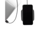 Alimentation du chargeur à induction Qi par câble USB-A vers Micro-USB branché à un PC portable
