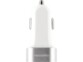Chargeur allume-cigare double USB Dual Car Fast Charger coloris argent de la marque Novodio