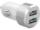 Chargeur allume-cigare double USB Dual Car Fast Charger coloris blanc 48 W de la marque Novodio