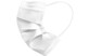 Lot de 10 masques lavables 3 plis 4 couches, blancs