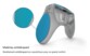 Supports pour Joy-Con Nintendo Switch, paire translucide