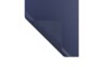 Coin replié avec vue sur le dessous en suède du tapis en tissu synthétique aspect cuir