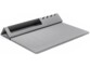 Support 3 en 1 magnétique plié en triangle avec support pour téléphone et porte-stylos