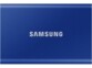 Disque dur externe portable SSD T7 1 To coloris bleu de la marque Samsung