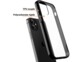 Description de l'étui de protection pour iPhone double matériau avec arrière en polycarbonate rigide et contour en TPU souple