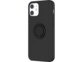 Coque de protection en silicone magnétique pour iPhone 12 Mini avec anneau de support coloris noir de la marque Novodio
