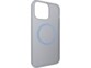 Coque semi-rigide Gravity M pour iPhone 14 Pro de la marque SwitchEasy coloris bleu transparent
