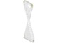 Coque de protection transparente quadrillée et torsadée pour illustrer sa flexibilité