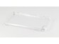 Coque transparente pour iPhone avec bords surélevés et ouverture pour port de chargement et appareil photo
