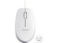 Vue du dessus sur la souris optique filaire Novido USB-A coloris argent