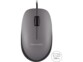 Vue du dessus sur la souris optique filaire Novido USB-A coloris gris sidéral