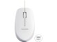 Vue du dessus sur la souris optique filaire Novido USB-C coloris argent