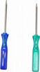 Kit de 2 tournevis de réparation pour écran et composants d'iPhone coloris vert et bleu