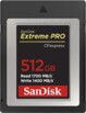 Carte mémoire Extreme PRO CFexpress Type B 512 Go
