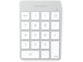 Pavé numérique sans fil Slim Wireless Keypad coloris argent de la marque Satechi
