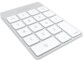 Slim Wireless Keypad Satechi fin et compact vu de biais du dessus