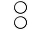 Pack de 2 anneaux de protection pour lentilles d'appareil photo d'iPhone 16, 16 Plus et 17