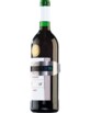 Thermomètre à vin en métal argenté avec bande noire et noms de vins imprimés