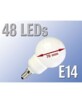 Ampoule 48 Led E14 Blanc Chaud