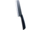 Couteau hachoir Nakiri en céramique zircone noire - 15 cm