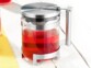 Théière en verre avec un filtre à thé intégré