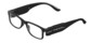 lunettes avec 2 LED intégrées aux branches, activables individuellement.