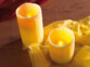 Set de 2 bougies LED à souffler (10 cm + 15 cm)