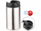 tasse en acier inoxydable isotherme pour boisson chaude et froide avec couvercle à visser