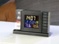 station meteo design avec affichage hologramme des previsions et horloge radiopilotée fws-310