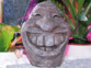 Visage décoratif ''Stone Smiley''
