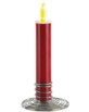 12 Bougies rouges à LED rechargeables