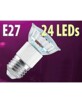 Ampoule 24 LED SMD E27 orange