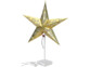 étoile lumineuse LED dorée décorative avec motifs pour effet de lumière par Lunartec