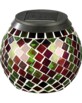 Lampe à LED solaire Mosaïque - rouge / vert / bleu