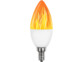 4 ampoules LED E14 effet flamme avec 3 modes d'éclairage