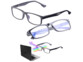 2 lunettes de protection anti-lumière bleue +3,5 dioptries avec protection UV400